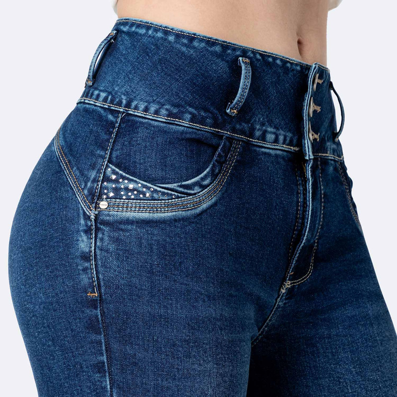 PANTALON DENIM STRETCH MUJER MYLUSKE - 4