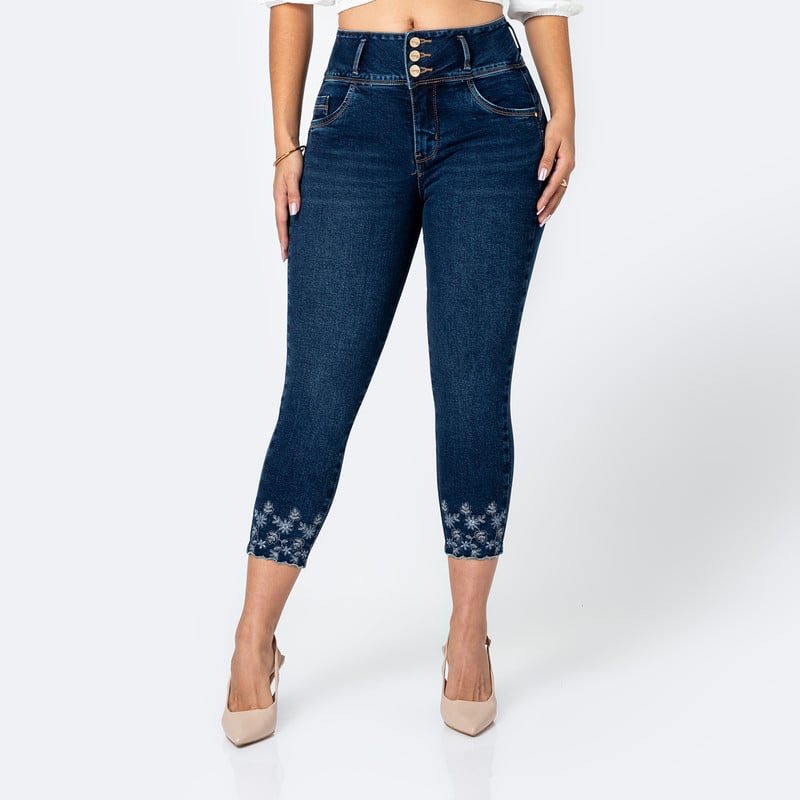 PANTALON DENIM STRETCH MUJER ARYAME - 1
