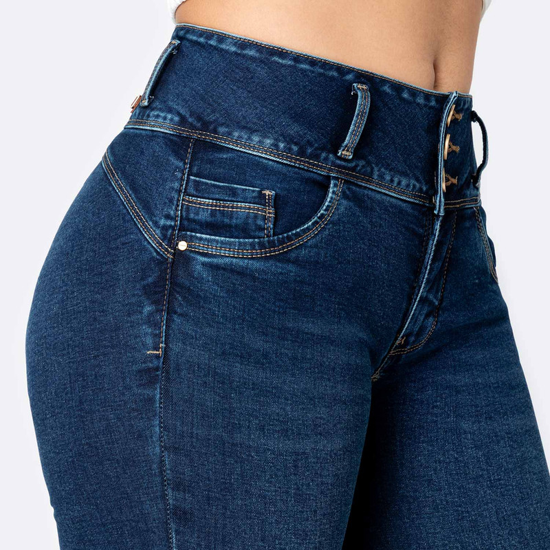 PANTALON DENIM STRETCH MUJER ARYAME - 4