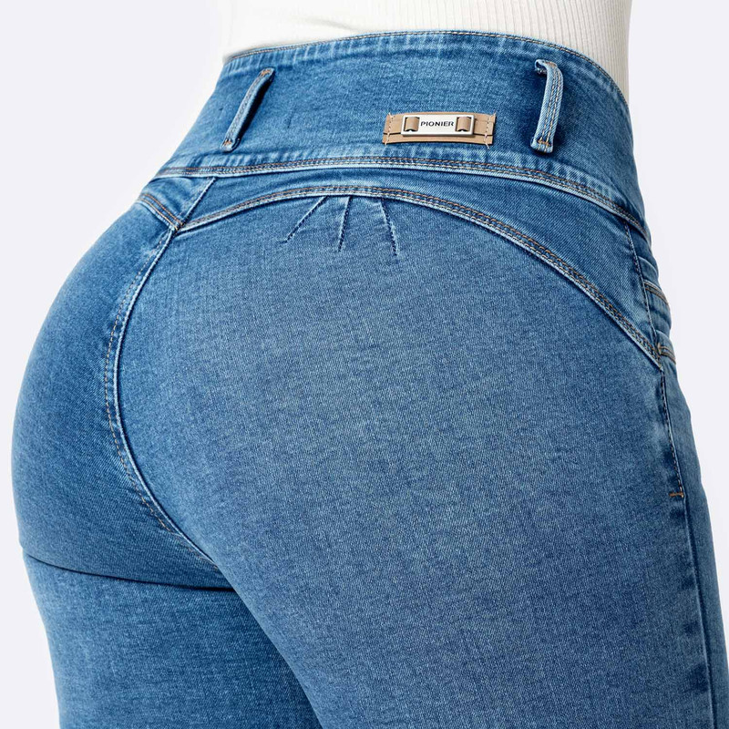 PANTALON DENIM STRETCH MUJER ARYAME - 5