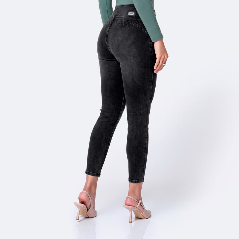 PANTALON DENIM STRETCH MUJER AMAEL - 3