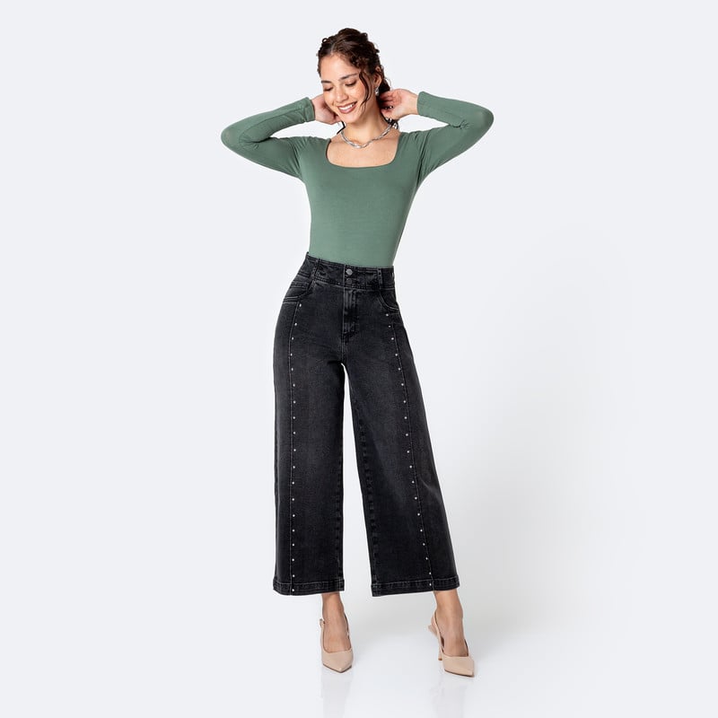 PANTALON DENIM STRETCH MUJER JHOISS - 2