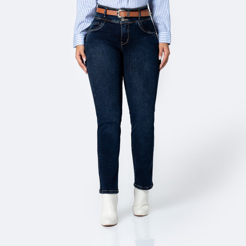 PANTALON DENIM STRETCH MUJER KEITLEEN - 1