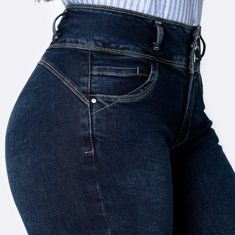 PANTALON DENIM STRETCH MUJER KEITLEEN - 4