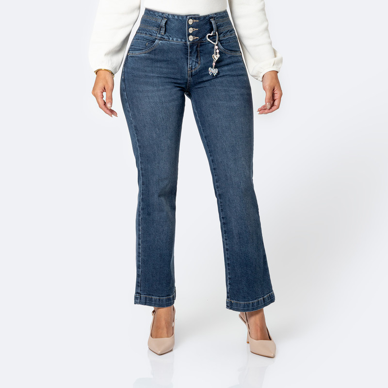 PANTALON DENIM STRETCH MUJER LIORE - 1