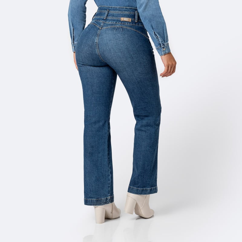 PANTALON DENIM STRETCH MUJER LIORE - 3