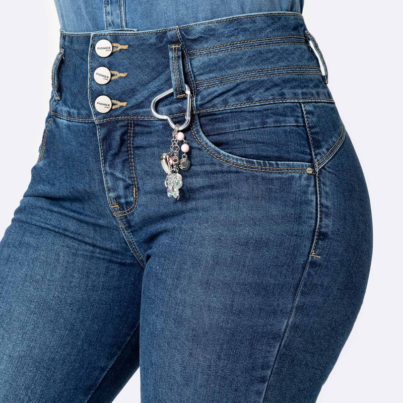 PANTALON DENIM STRETCH MUJER LIORE - 5