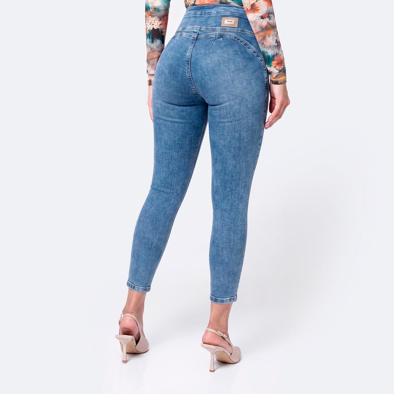 PANTALON DENIM STRETCH MUJER DEFNAH - 3