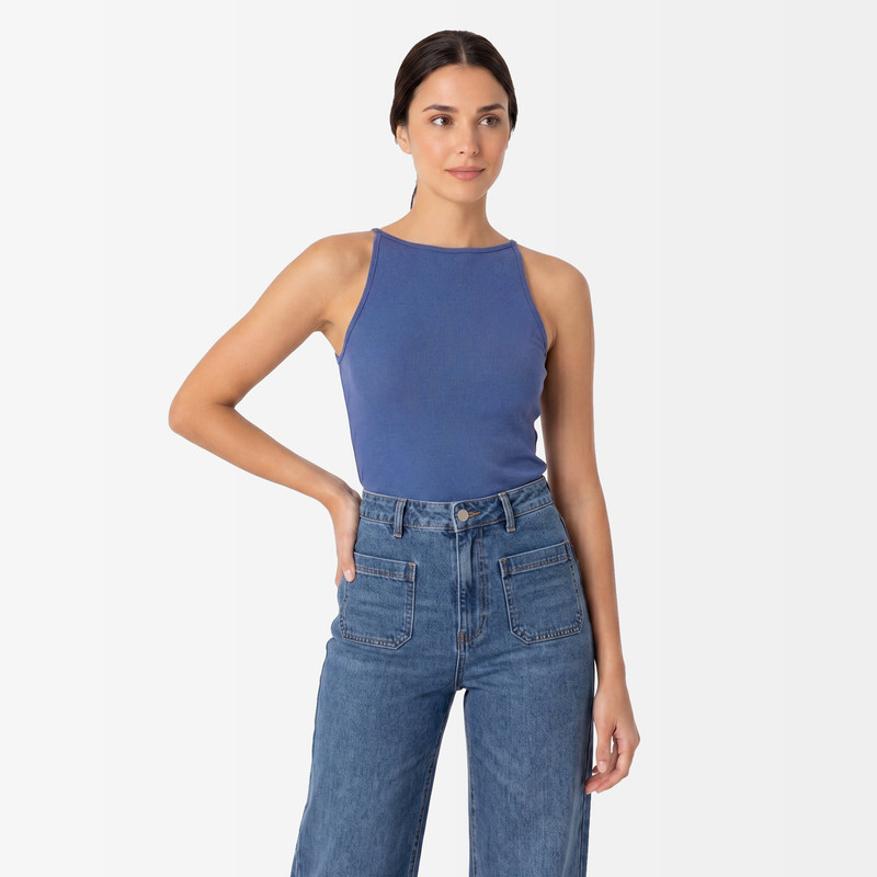 POLO MODA RIB LYCRADO MUJER MIRIANX - 1