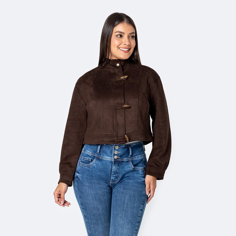 CASACA SUEDE MUJER KARELS - 1