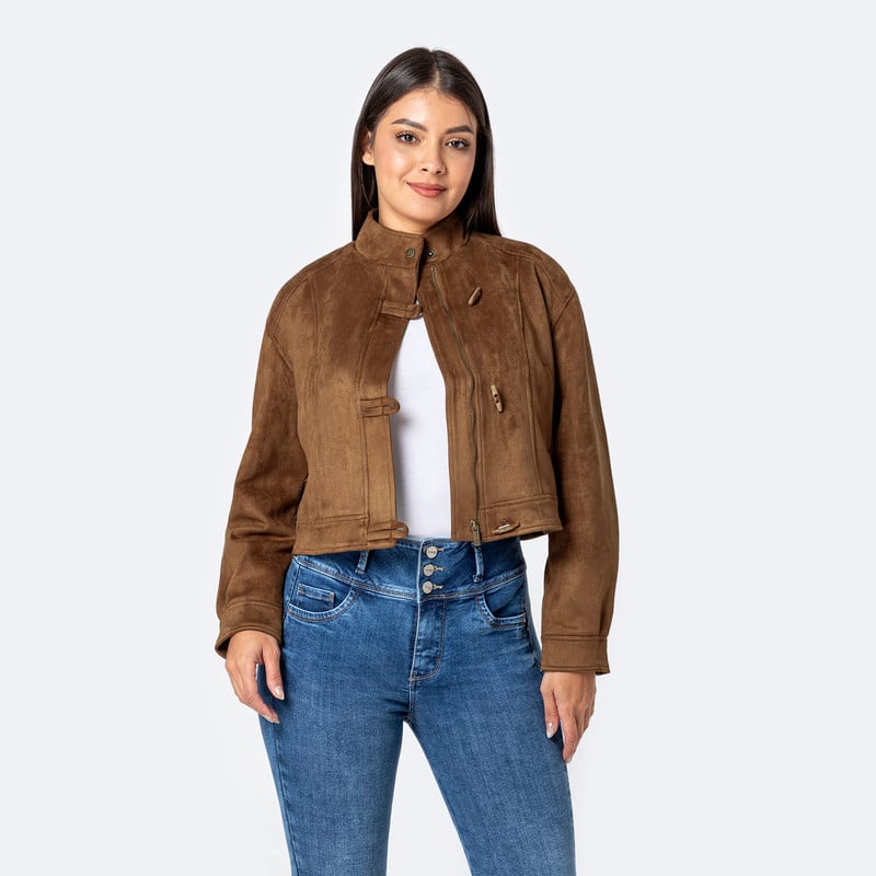 CASACA SUEDE MUJER KARELS - 1