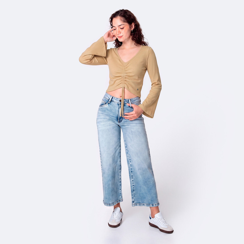 POLO MODA RIB LYCRADO MUJER XUXIL - 4
