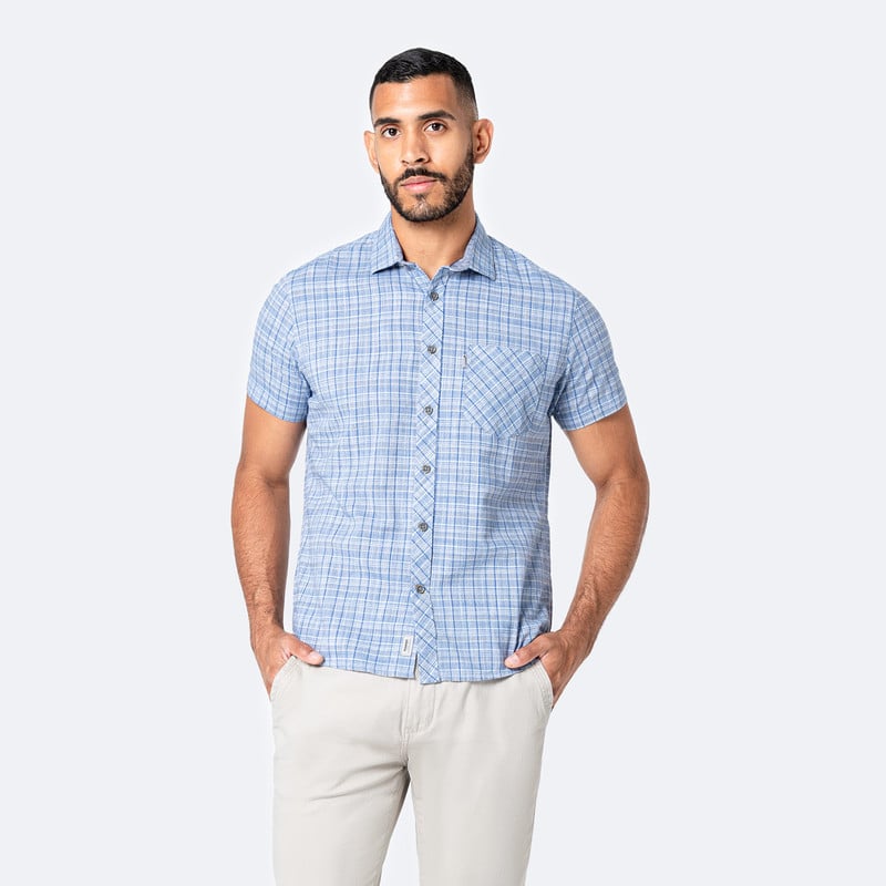 CAMISA CUADROS HOMBRE LARSEN C-MC - 1