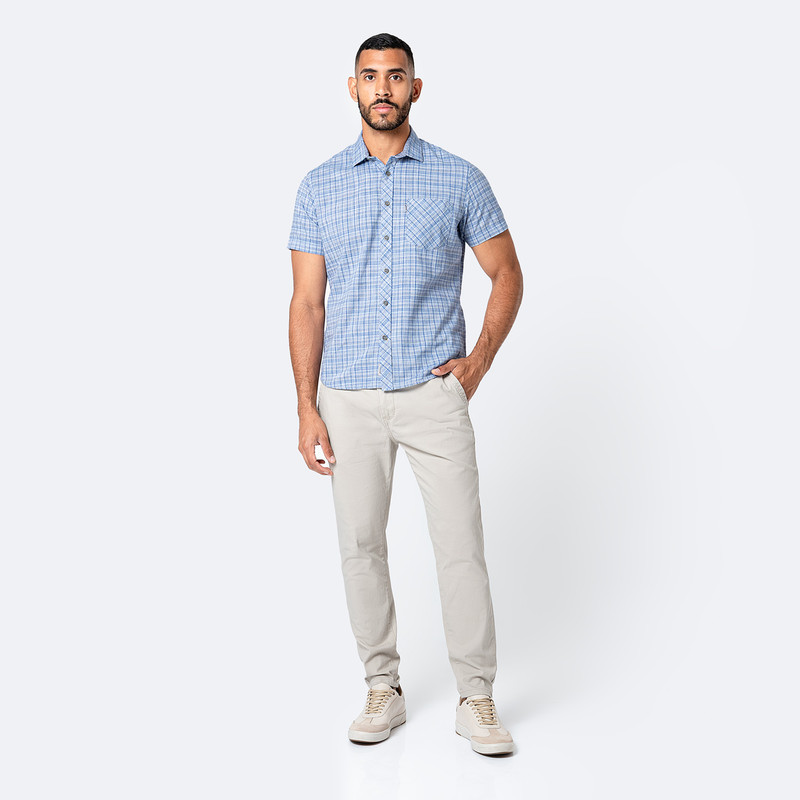 CAMISA CUADROS HOMBRE LARSEN C-MC - 4