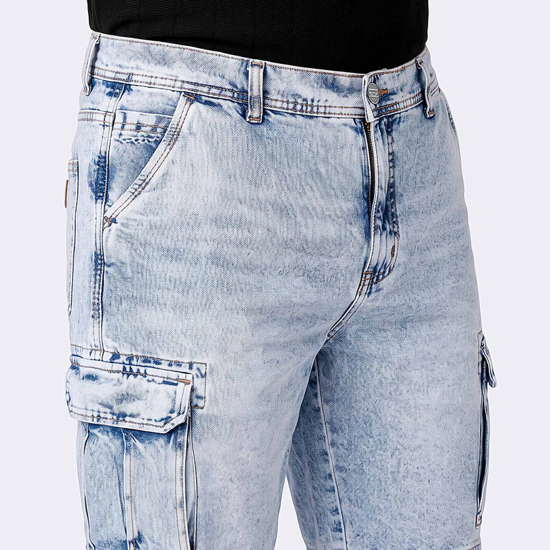 BERMUDA CARGO DENIM HOMBRE ALEPHT - 4