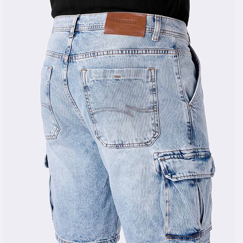BERMUDA CARGO DENIM HOMBRE ALEPHT - 5
