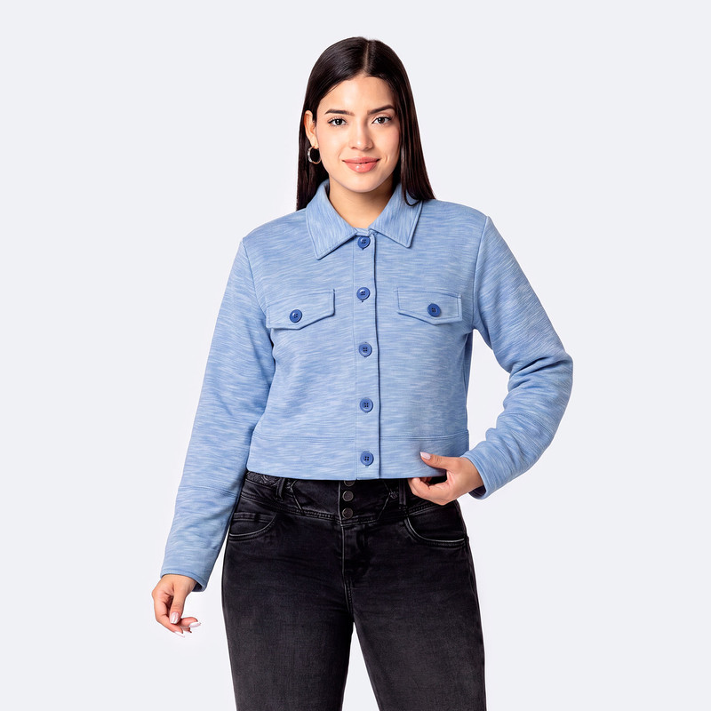 POLERAS FRANELA MUJER ALESSIA-S - 1