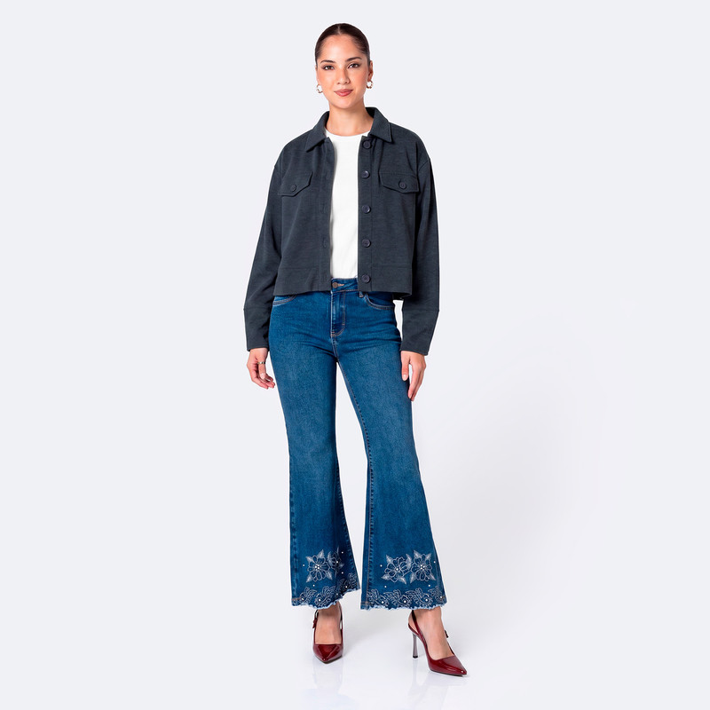 POLERAS FRANELA MUJER ALESSIA-S - 4