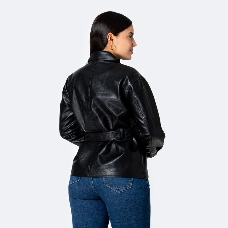 CASACA CUERINA MUJER YAMYL - 3