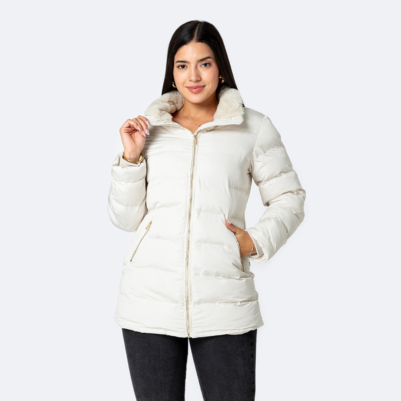 CASACA SINTETICA MUJER LAYMIH - 1