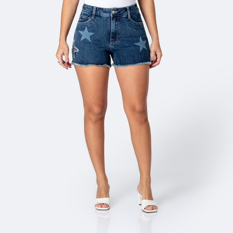 SHORT DENIM STRETCH MUJER VANELI - 1