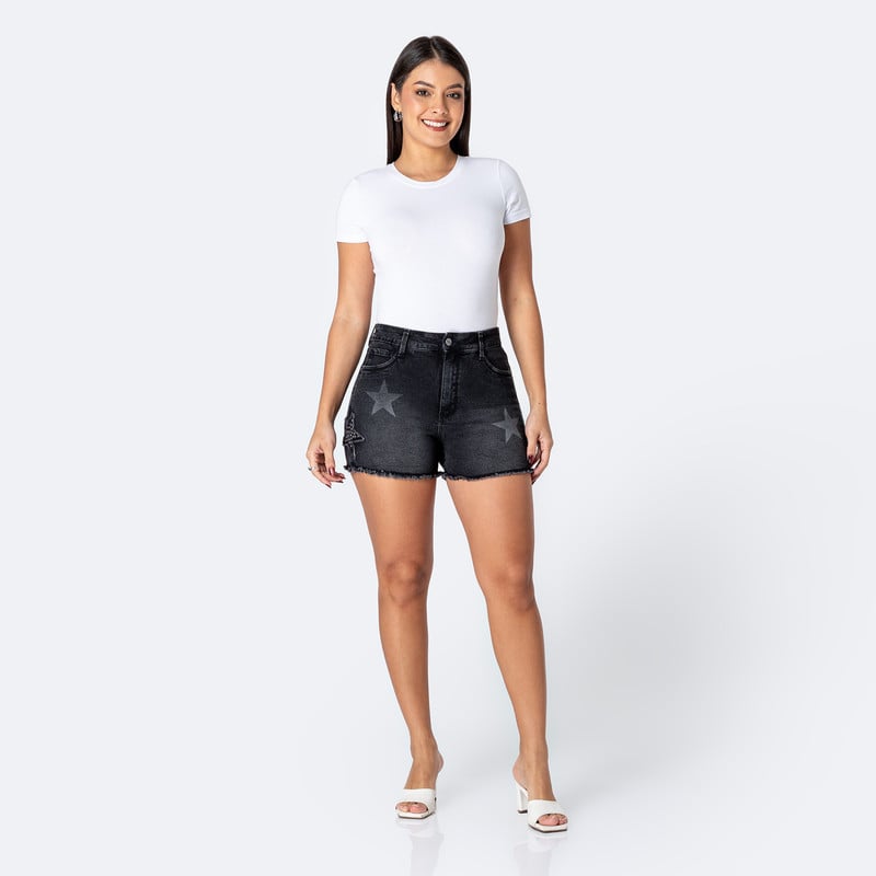 SHORT DENIM STRETCH MUJER VANELI - 2