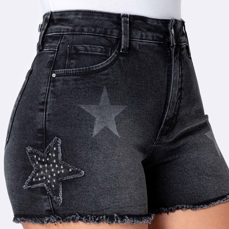 SHORT DENIM STRETCH MUJER VANELI - 4