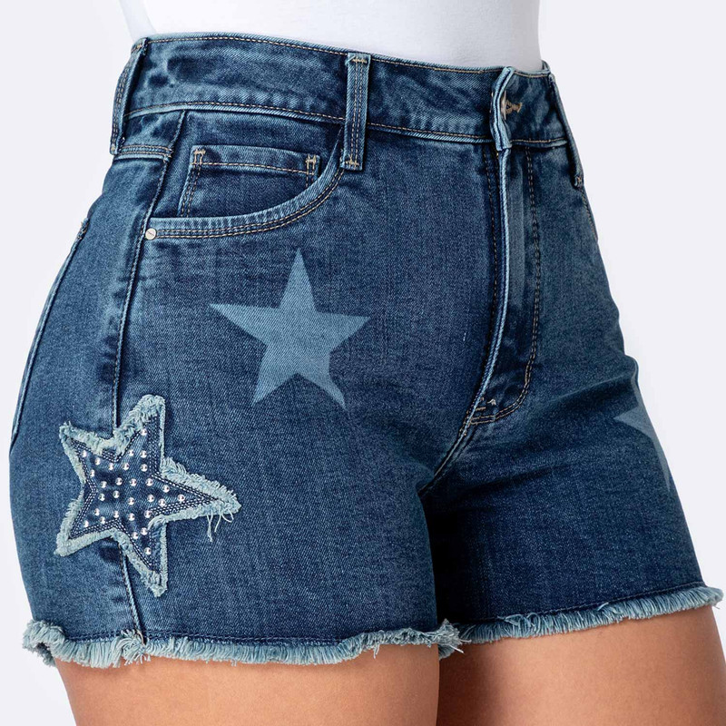 SHORT DENIM STRETCH MUJER VANELI - 4
