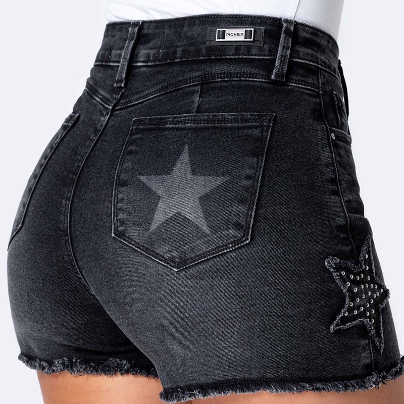 SHORT DENIM STRETCH MUJER VANELI - 5