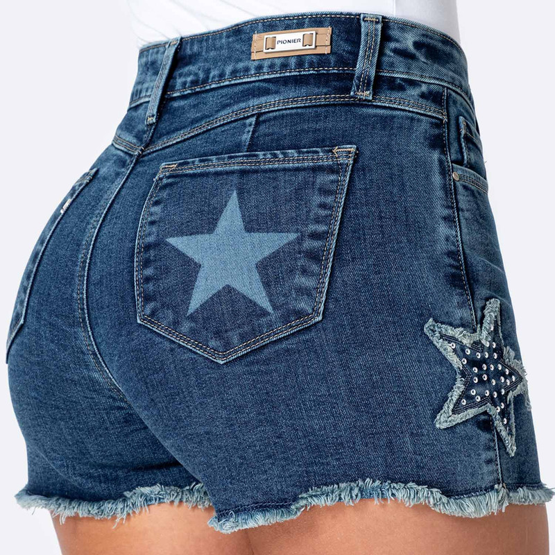 SHORT DENIM STRETCH MUJER VANELI - 5
