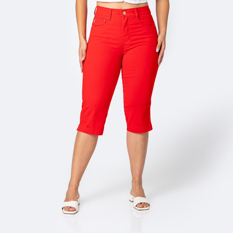 CROPPED DRILL STRETCH MUJER DIANA - 1
