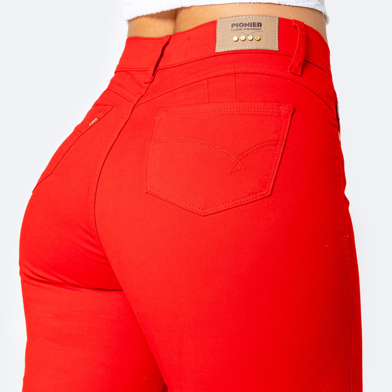 CROPPED DRILL STRETCH MUJER DIANA - 5