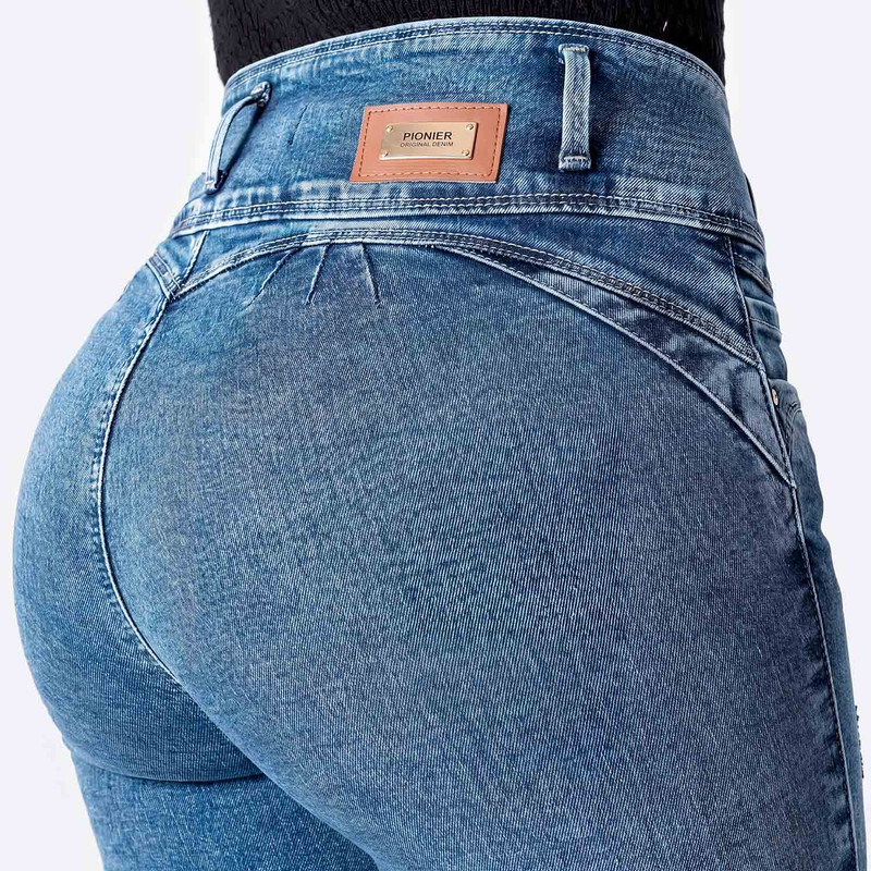 CROPPED DENIM STRETCH MUJER MARIBELY - 5