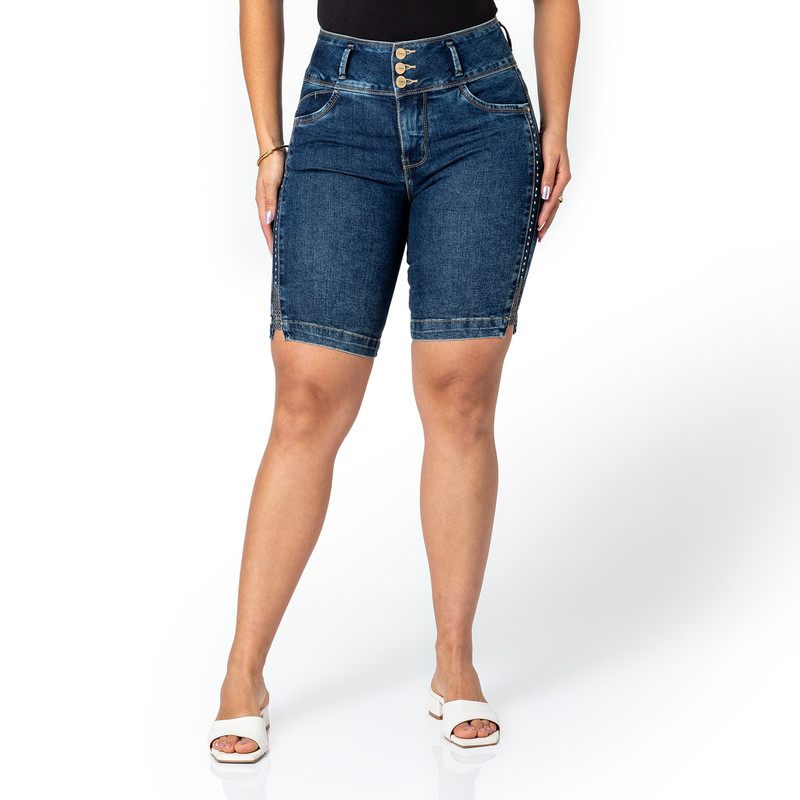 CROPPED DENIM STRETCH MUJER INTI - 1