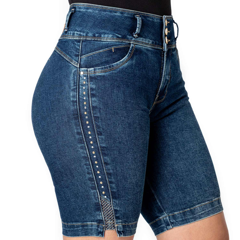 CROPPED DENIM STRETCH MUJER INTI - 4