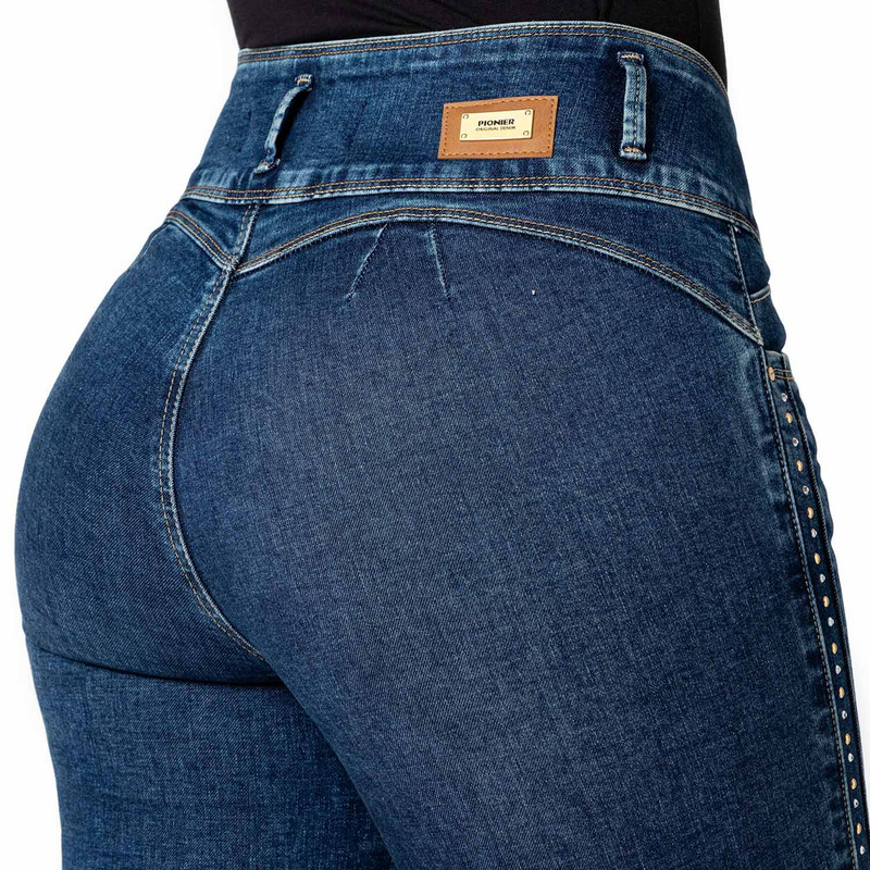 CROPPED DENIM STRETCH MUJER INTI - 5