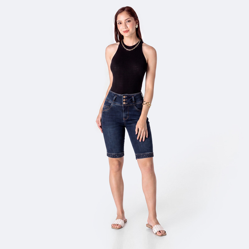 CROPPED DENIM STRETCH MUJER MARIANIS - 2