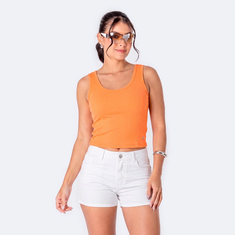 TOPS RIB LYCRADO MUJER TESEIDA-S - 1