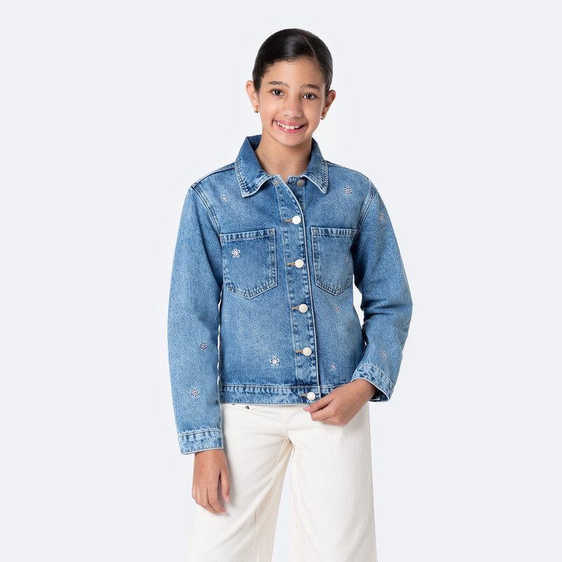 CASACAS DENIM NIÑA NEFIR DENIM - 1