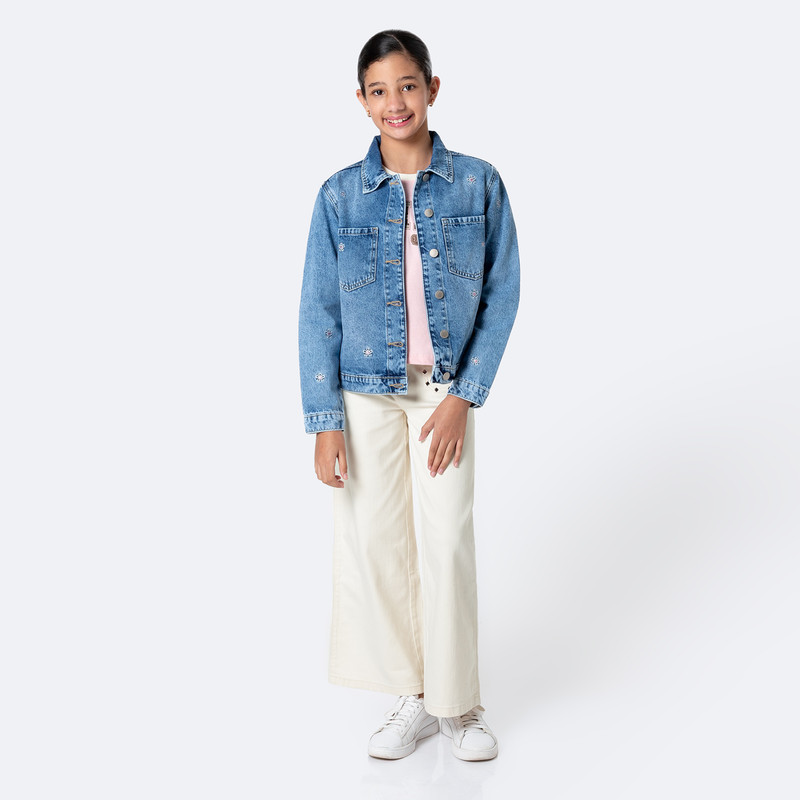 CASACAS DENIM NIÑA NEFIR DENIM - 4