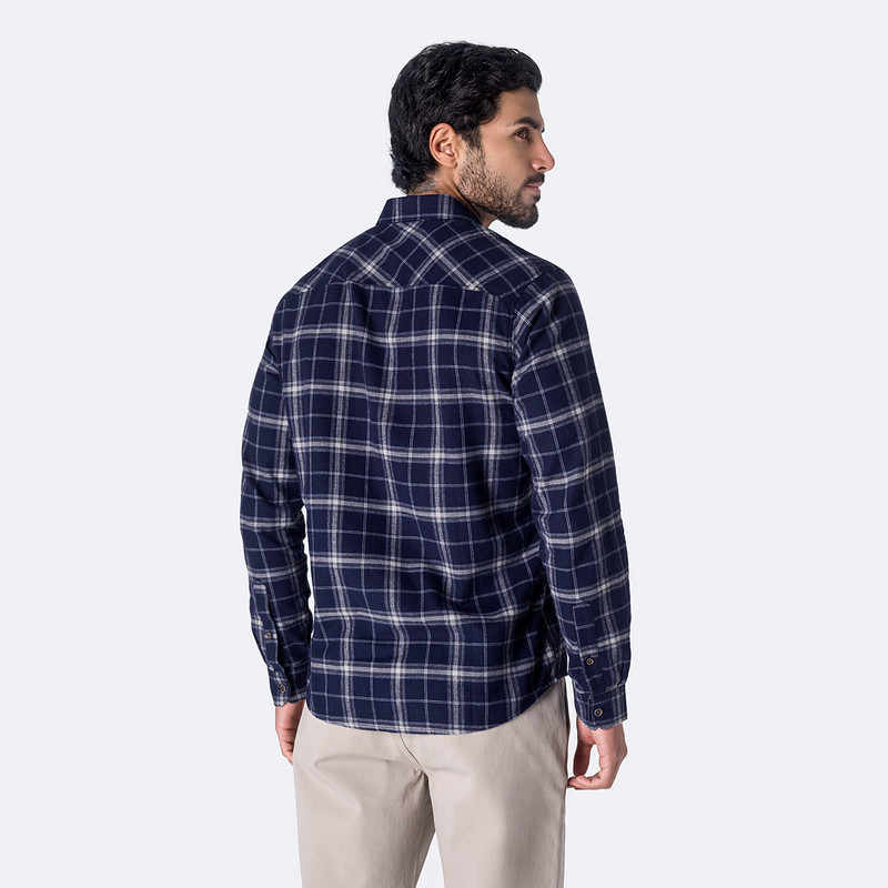 CAMISA CUADROS HOMBRE LARSEN002ML - 3
