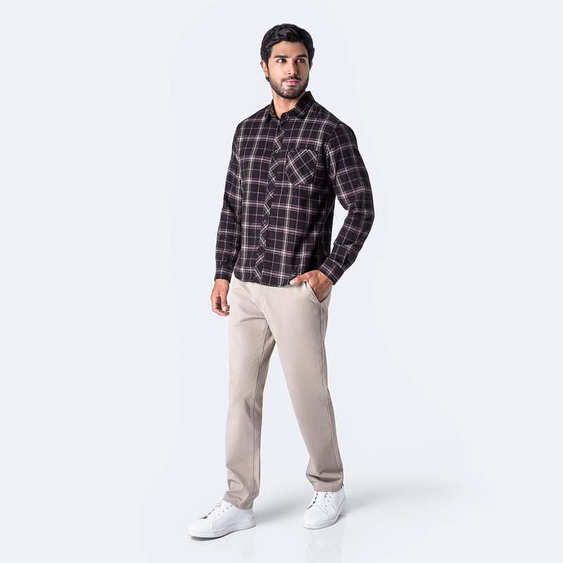 CAMISA CUADROS HOMBRE LARSEN002ML - 4