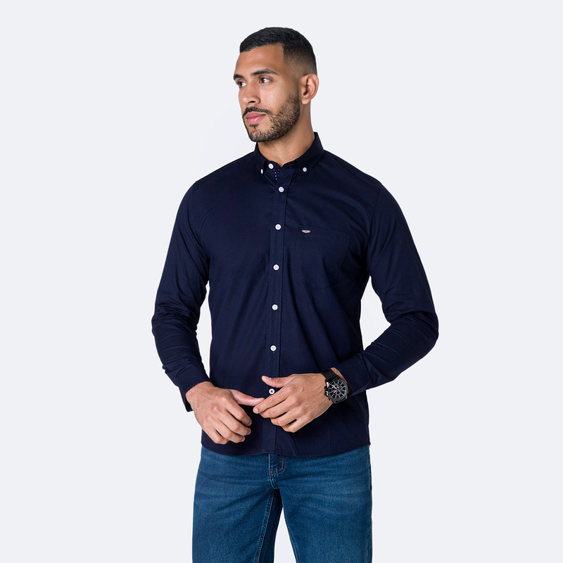 CAMISA POPELINA STRETCH HOMBRE FABRYZIO - 1
