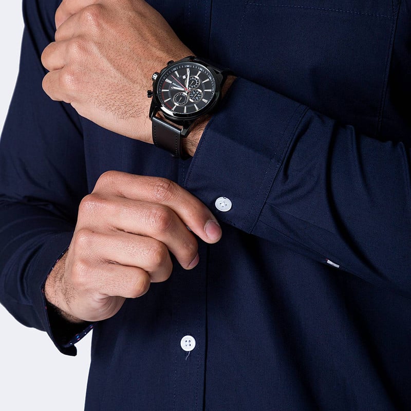 CAMISA POPELINA STRETCH HOMBRE FABRYZIO - 4