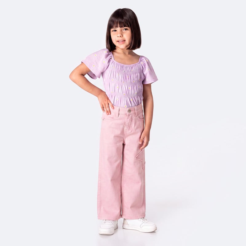 PANTALON DRILL STRETCH NIÑA KANZUH - 2