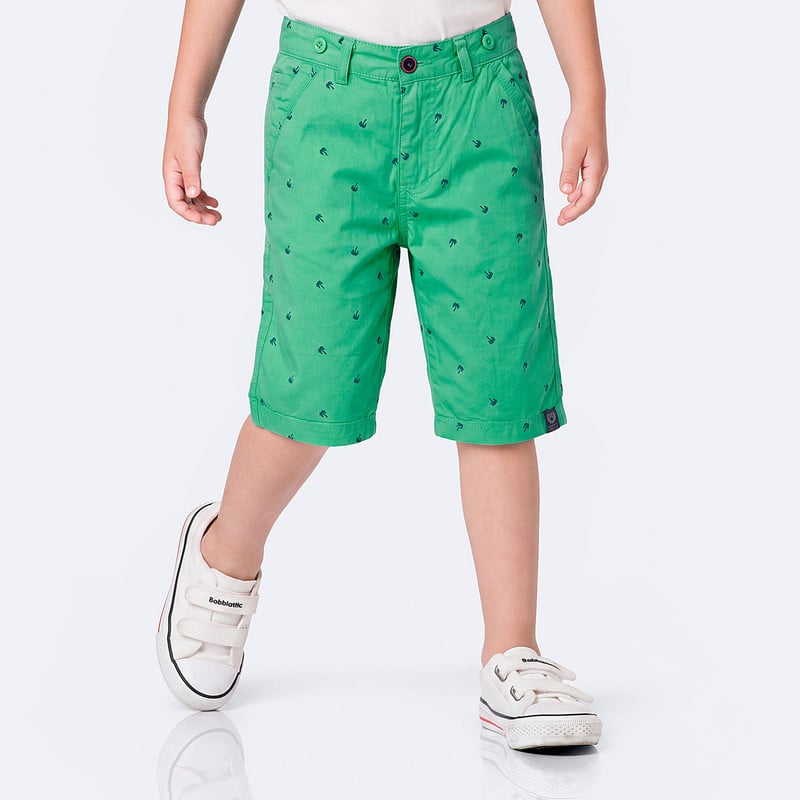 SHORTS DRILL NIÑO LUISITO - 1
