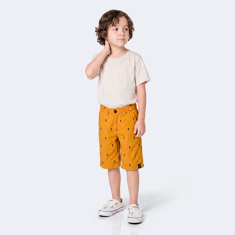 SHORTS DRILL NIÑO LUISITO - 2