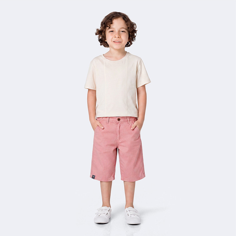SHORTS DRILL NIÑO LUISITO - 2
