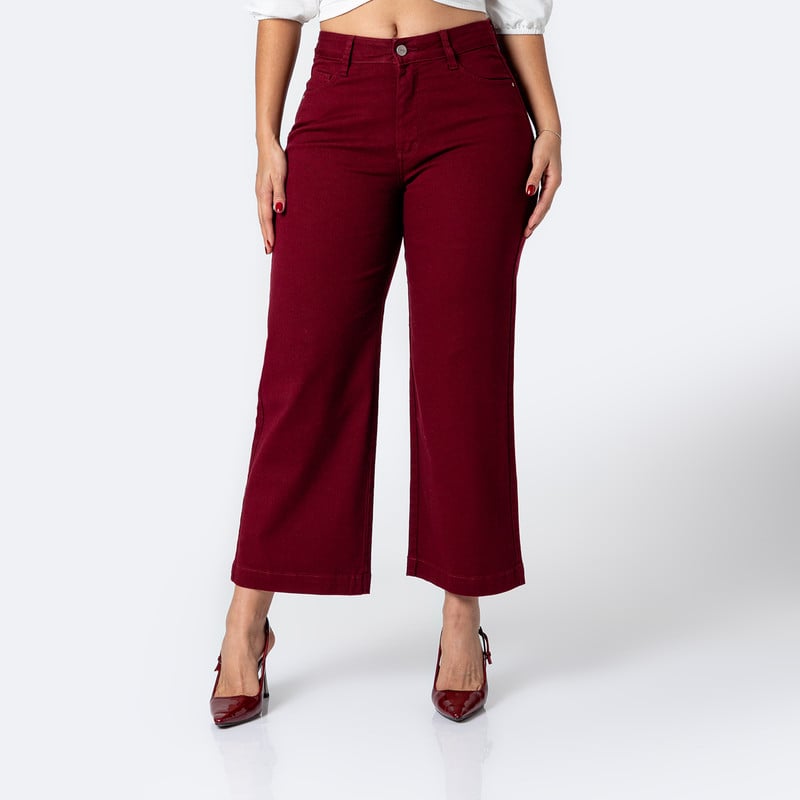 PANTALON DRILL STRETCH MUJER LARI BULL DENIM - 1