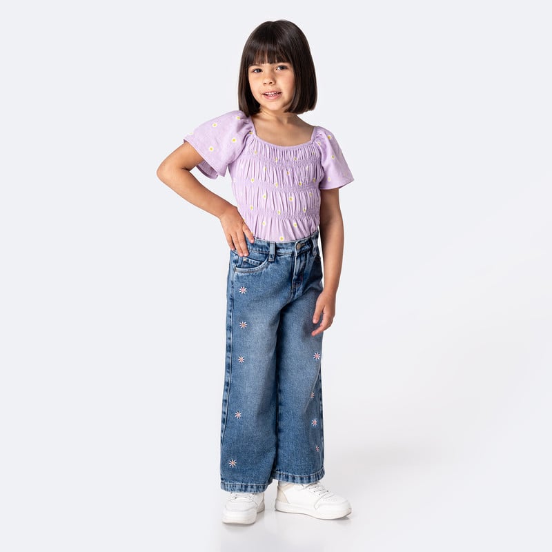 PANTALON DENIM STRETCH NIÑA FERIH - 2